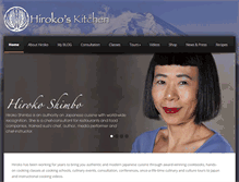 Tablet Screenshot of hirokoskitchen.com